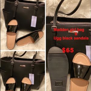 Madden girl tote bag with UGG sandals